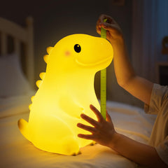 Mewaii big dinosaur night light provides comforting bedtime glow.