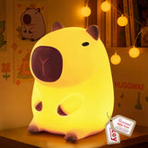 Mewaii Huggwaii capybara night light on glows softly for bedtime comfort