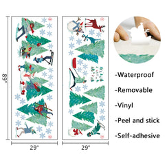 Mfault Skier Decal brings playful motion to living rooms and bedrooms.