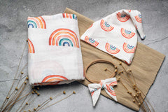 Miaoberry organic muslin closeup showing soft breathable texture