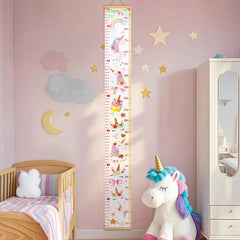 MIBOTE removable height chart with rope top allows easy hanging and moving.