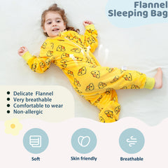 MICHLEY 3-way zipper facilitates easy diaper changes without waking baby.