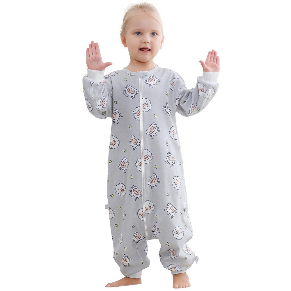 MICHLEY cotton sleeping sack close-up highlights breathable fabric for gentle sleep