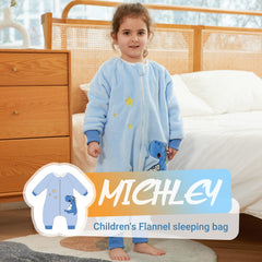 MICHLEY sleeping bag with feet opening allows easy movement