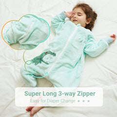 MICHLEY crocodile 110 zipper detail highlights quick dressing and secure closure