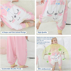 MICHLEY Foot openings support toddler mobility during rest and activity.
