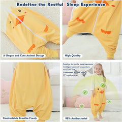 MICHLEY foot openings support movement when your little one wakes