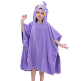MICHLEY hooded baby towel in bird design dries gently after bathtime.
