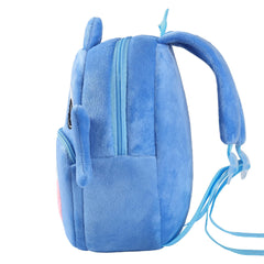 MICHLEY Shark backpack back view with padded breathable panel for comfort.