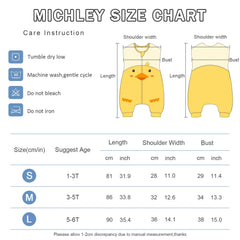 MICHLEY sleeping sack with 2-way zipper enables easy diaper changes