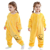 MICHLEY toddler sleeping sack front view with feet for warm, all-night wear