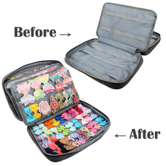 MICOM metal-zipper-detail bag ensures smooth opening and closing.