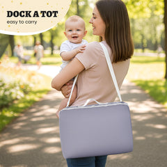 Miereirl Baby Lounger secure elastic edges create a snug fit.