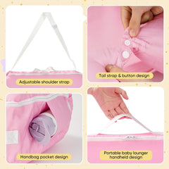 Miereirl daily-use lounger showing versatile setup for newborn comfort