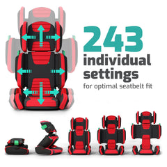 mifold hifold foldable booster ideal for travel and storage