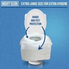 Mighty Clean travel pack of flushable covers for purses and backpacks