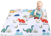 MIIMER 50x50 play mat on floor showing non-slip surface for tummy time