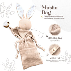 Mikito security blanket for babies providing a comforting presence