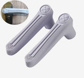 MIKMAYTOO door lever cover grey anti-collision for toddler play protection.