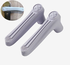MIKMAYTOO door lever cover grey anti-collision for toddler play protection.