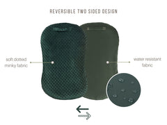 Mila Millie reversible slipcover offers two surfaces for flexible comfort and easy cleaning.