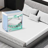 MILDPLUS 76x40 bed pad with stay-secure side wings to prevent shifting.