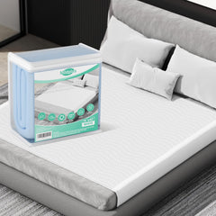 MILDPLUS 76x40 bed pad with stay-secure side wings to prevent shifting.