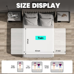 MILDPLUS waterproof backing and vinyl layer protecting the mattress