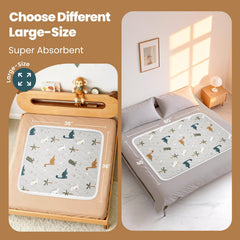 MILDPLUS five-layer-absorbent-pad-grey offers superior absorption to keep sheets dry.