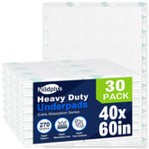 MILDPLUS heavy duty underpads with discreet packaging for easy storage and privacy.