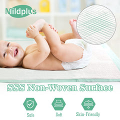 MILDPLUS six-layer structure delivers durability and absorbency for long sessions