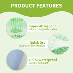 MILDPLUS bed pad 4-layer construction closeup showing durability and comfort
