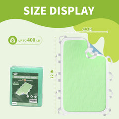 MILDPLUS bed pad handles closeup highlighting secure turning support