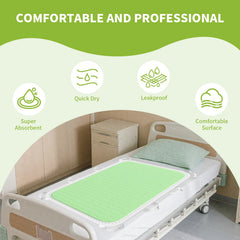 MILDPLUS bed pad waterproof outer fabric detail suggesting spill protection