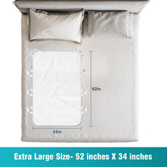 MILDPLUS waterproof surface protecting bedding during transfers.