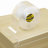 MILEQEE clear edge strip on desk edge protects kids from sharp corners.