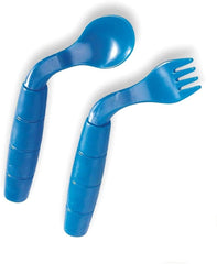 Milestones Easie Eaters in bright colors to engage kids during meals.