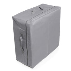 Milliard carry case for blue toddler tri-fold nap mat keeps mattress compact for travel.