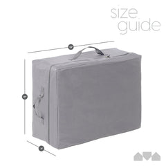 Milliard carry case made from durable polyester canvas withstands rough handling.