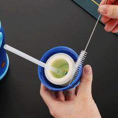 Mimalexin flexible nylon bristles scrub without scratching bottle surfaces