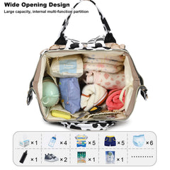 Mimfutu waterproof polyester diaper bag protects items during outdoor outings.
