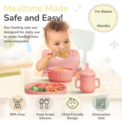 mimi and kiki sippy cup with spill-proof lid for 6+ months