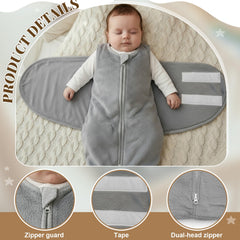 Mindsoft two-way zipper enables easy diaper changes without full undress