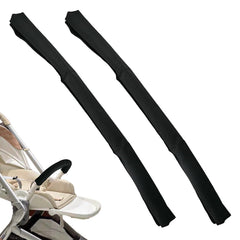 Mingxiong armrest-cover on stroller handle offers soft, breathable grip