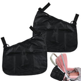 Mingxiong side sling mesh organizer left bag for easy reach of essentials.