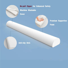 mini paw bed bumpers feature non-slip dots for stable placement