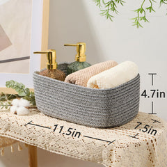MiniArk closet storage bin on a shelf for neat folded items.