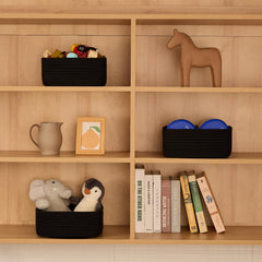 MiniArk shelf basket adds boho decor and organization