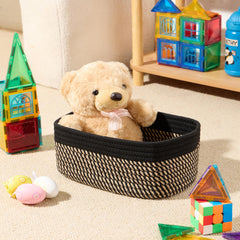 MiniArk basket used to hold remote control and keys for easy access