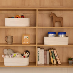 MiniArk bathroom shelf display showing stylish texture and organization